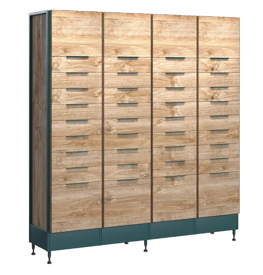 CHECKOUT ZONE WALL CABINET WITH DRAWERS