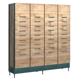 CHECKOUT ZONE WALL CABINET WITH DRAWERS