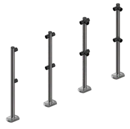 FENCING SYSTEM WITH CROSSBARS