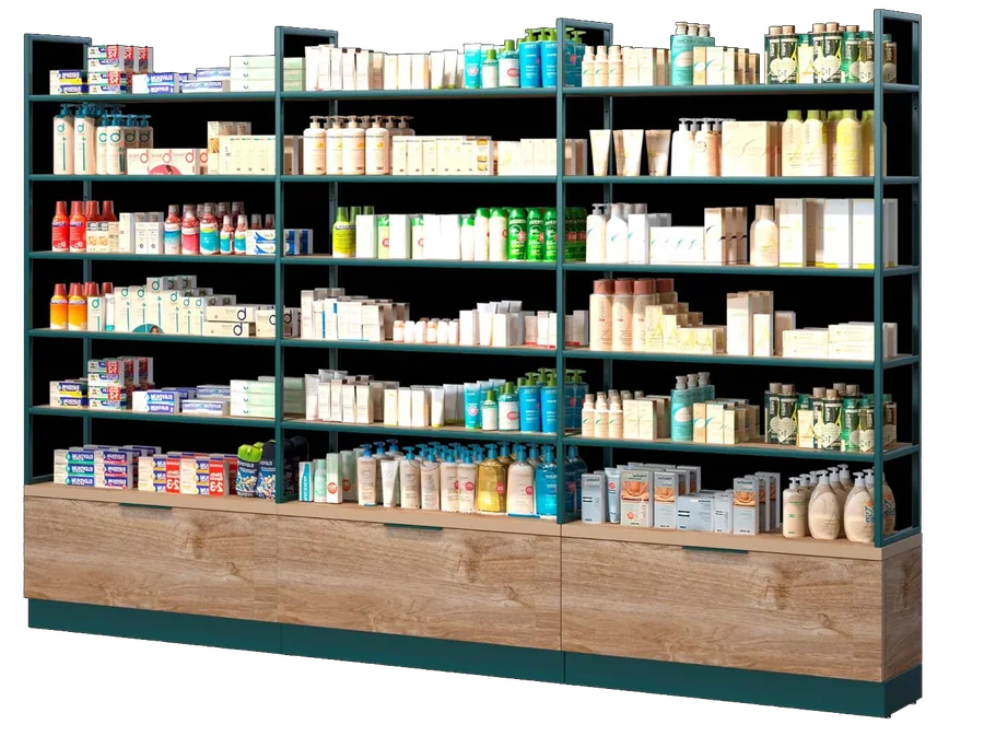 WALL UNIT WITH BOTTOM DRAWER